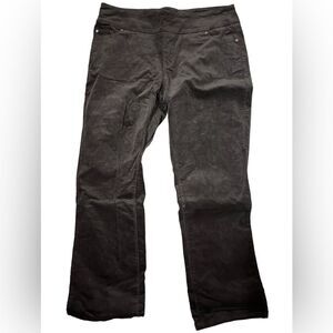 Travelsmith PLUS Dark Brown Corduroy Pants size 18